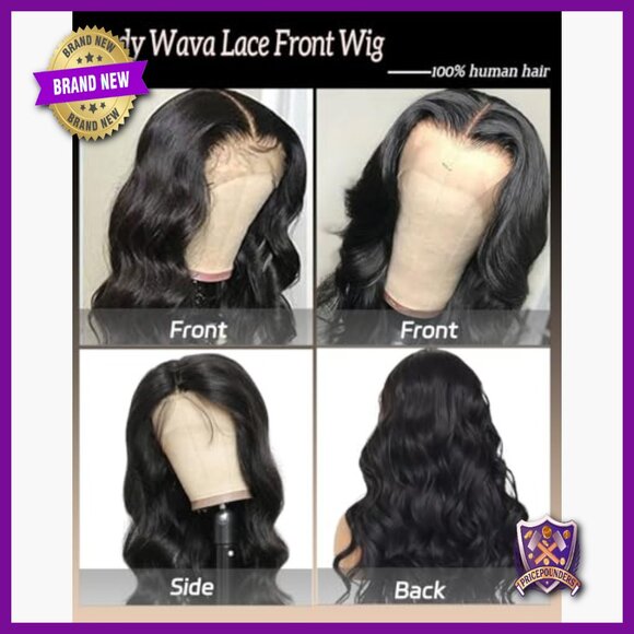 13x6 HD Lace Front Wig Human Hair 180 Density Body Wave Glueless main image 5